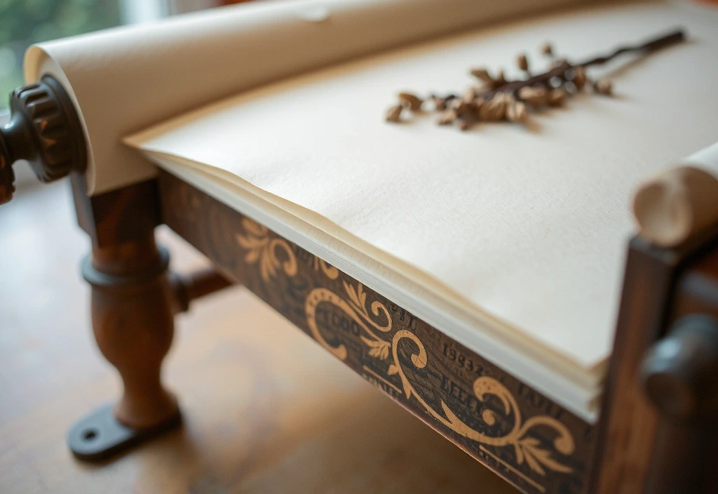 Presse botanique ancienne